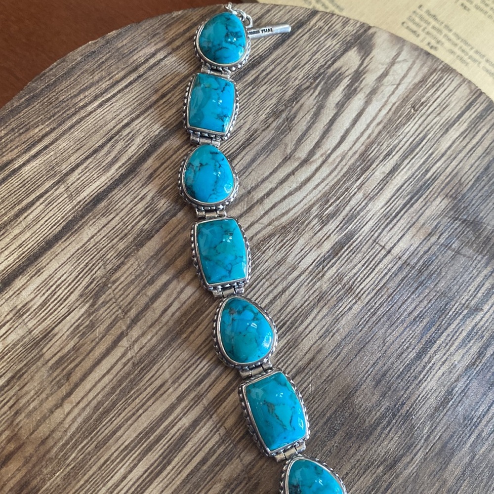 BARSE——Beautiful large Turquoise bracelet.  7-1/2” - Picture 4 of 12
